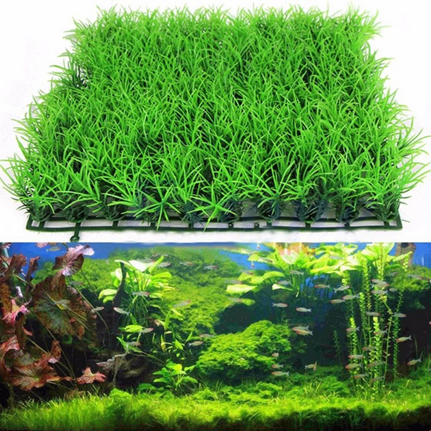 25-25-3-5cm-Eco-Friendly-Aquarium-Ornaments-Artificial-Water-Plastic-Green-Grass-Plant-Lawn-Aquatic-1
